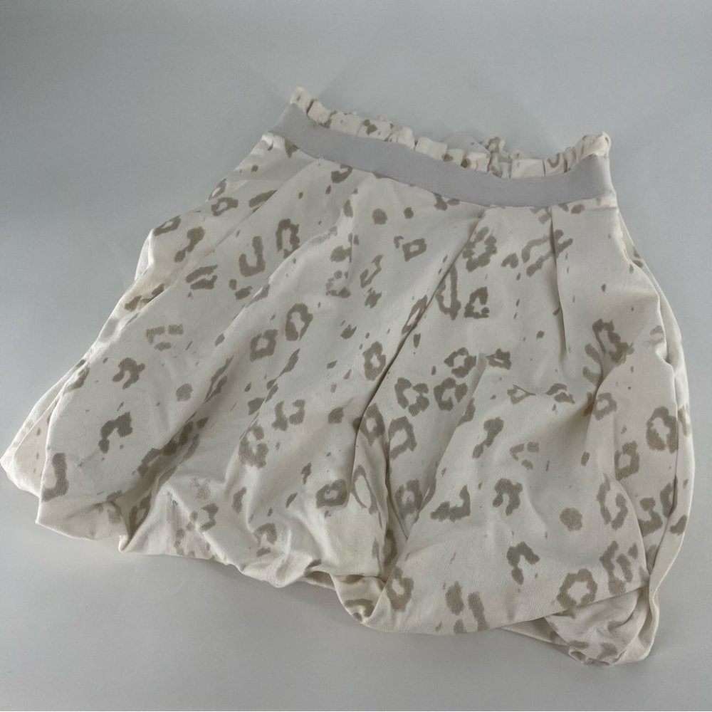 Dolce & Gabbana Leopard Print Bubble Print Mini Skirt